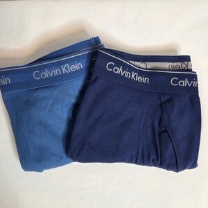 NWOT Calvin Klein Men’s Boxer Briefs 2-Pack Blue Size M